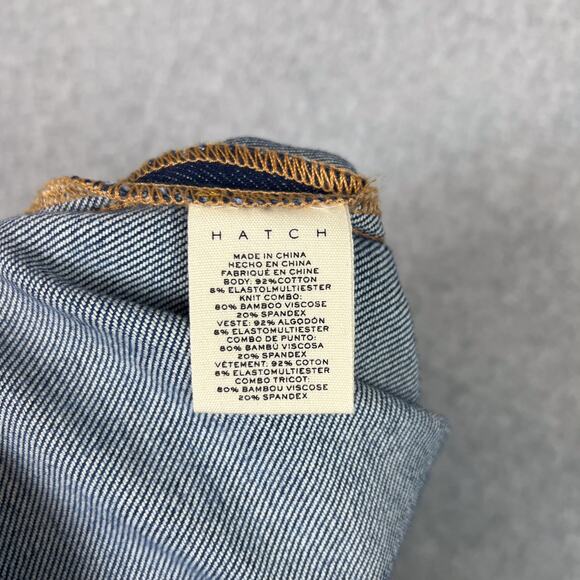 Hatch Maternity Over Belly Straight Leg Jeans Size 25 - Picture 10 of 15